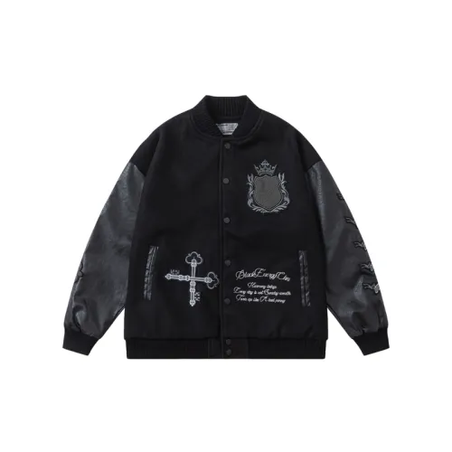 Flocking Decoration Stitching Baseball Suit