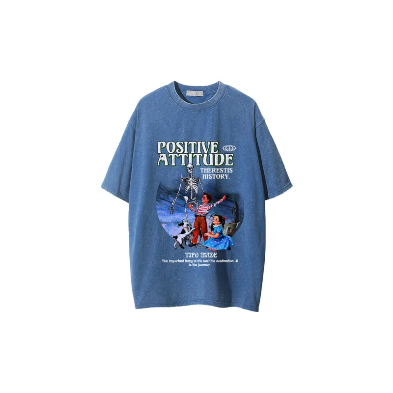 Loose Casual Cotton Blended Fabric T Shirt-6