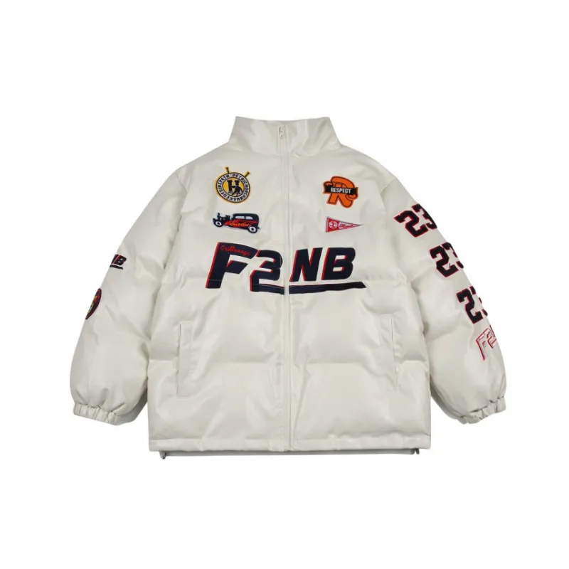 Retro Basic Stand Collar Cotton Coat-2