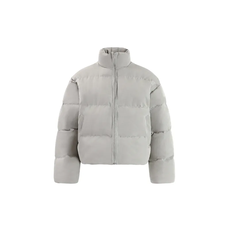 Casual Plain Polyester Quilted Jacket-2
