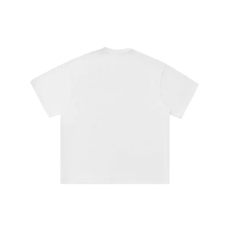Contrast Color Sporty 100% Cotton T Shirt-7