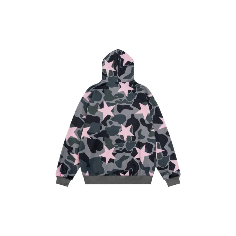 Fashionable Star Cotton Sweatshirt-3