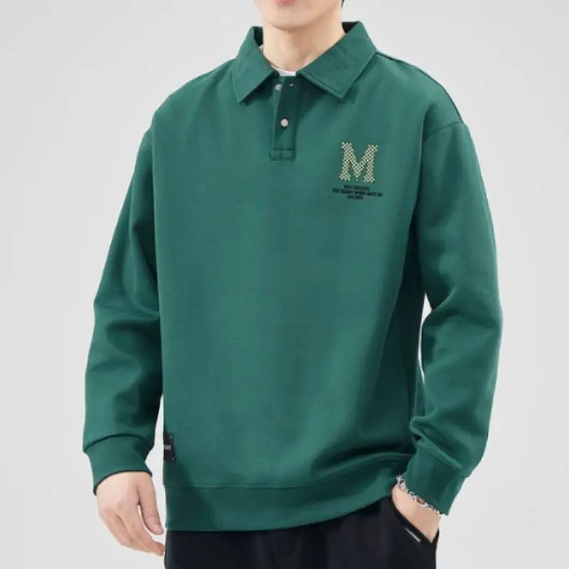 Fashionable Simple Loose Polo-5
