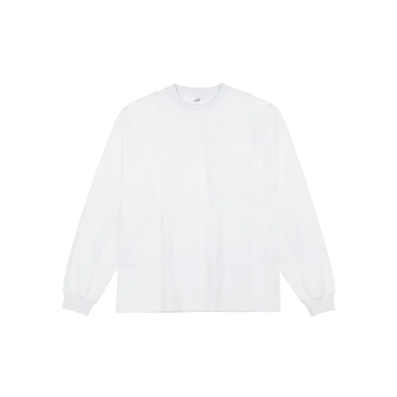 Silhouette Stitching Pocket Long Sleeve Sweatshirt-0