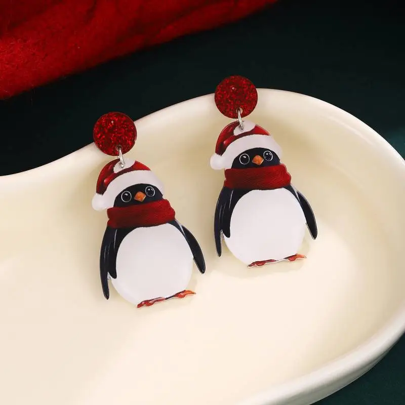Cute Christmas Anima Earring-3