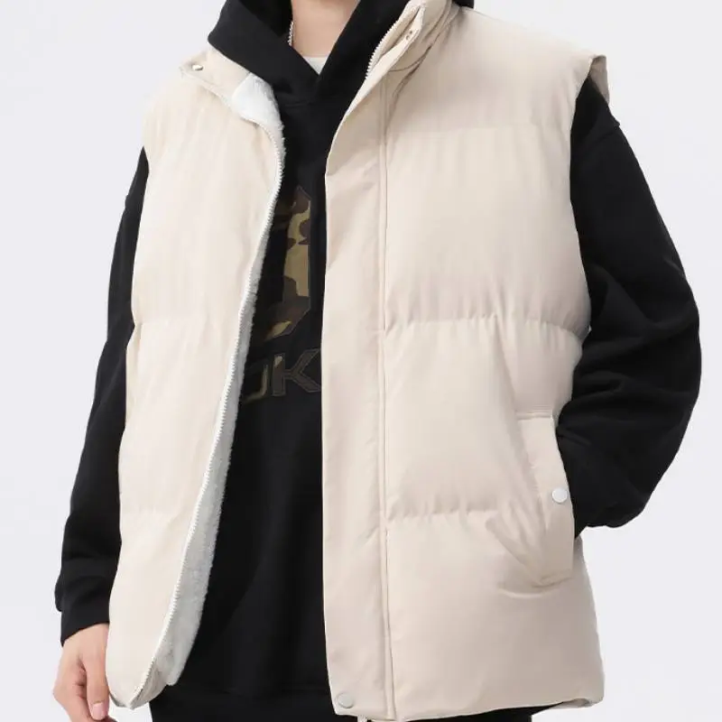 Simple Warm Polyester Vest-2