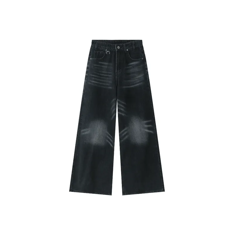 Loose Washed Jeans-0