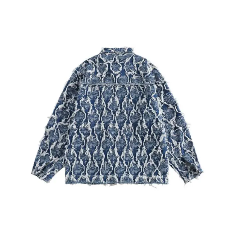 High Street Denim Retro Washed Jacket-1
