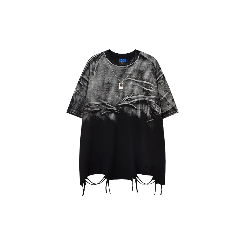 Retro Casual Cotton Blended Fabric T Shirt Unisex-0
