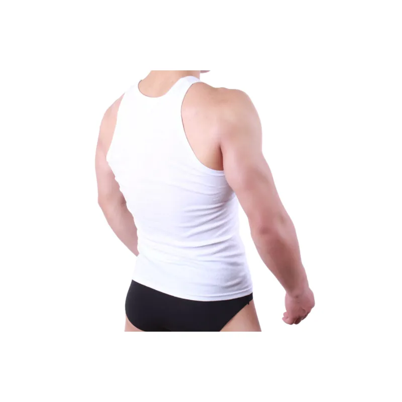 Sporty Loose Cotton Vest-1