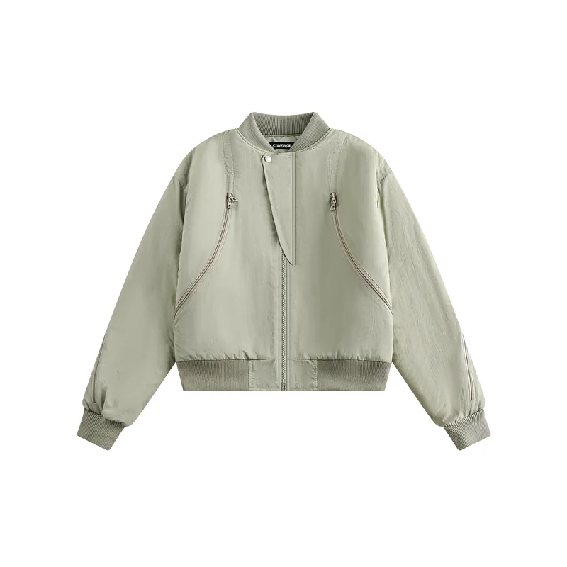 Retro Loose Quilted Jacket Women-0
