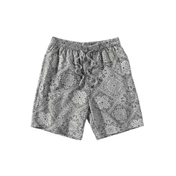 Sporty Loose Cotton Blended Fabric Casual Shorts