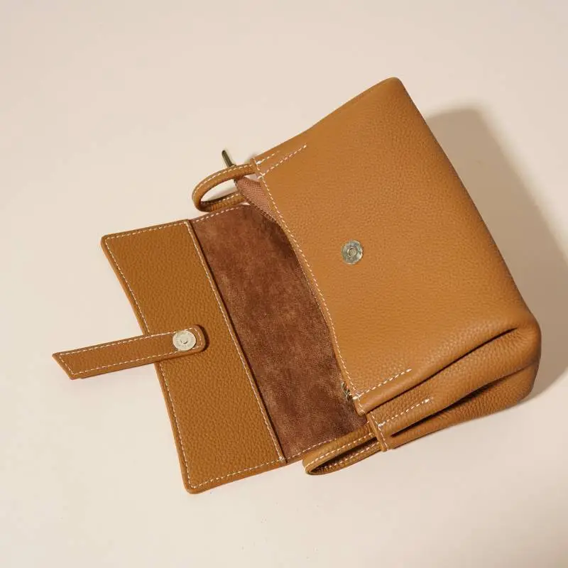 Simple Plain Crossbody Bag-3