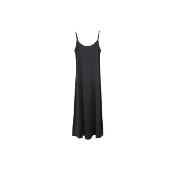 Simple Lace Up Mercerized Cotton Dress Women