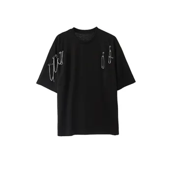 Decoration Design Short Sleeved T Shirt
