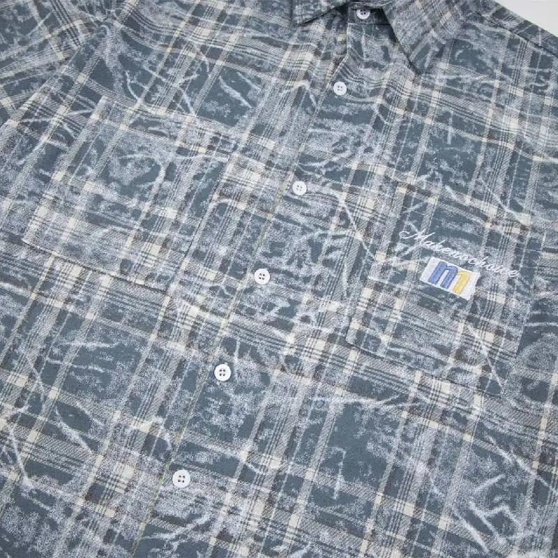 Casual Loose Cotton Blended Fabric Shirt-2
