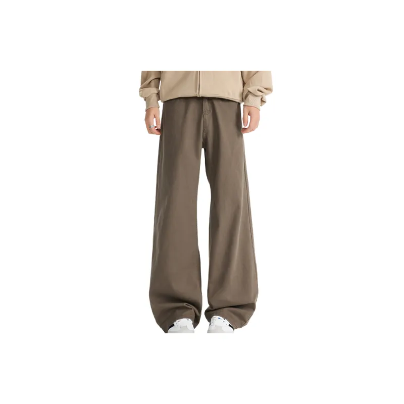 Fashionable Simple Cotton Casual Pants-0