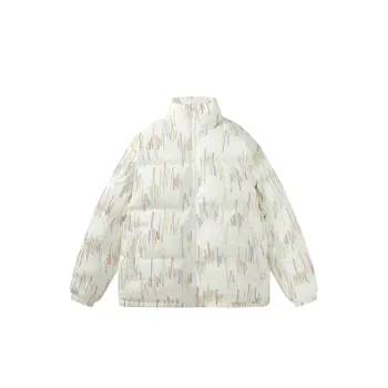 HELIPORT Apron Rainbow Woven Cotton padded Coat Trendy Jacket