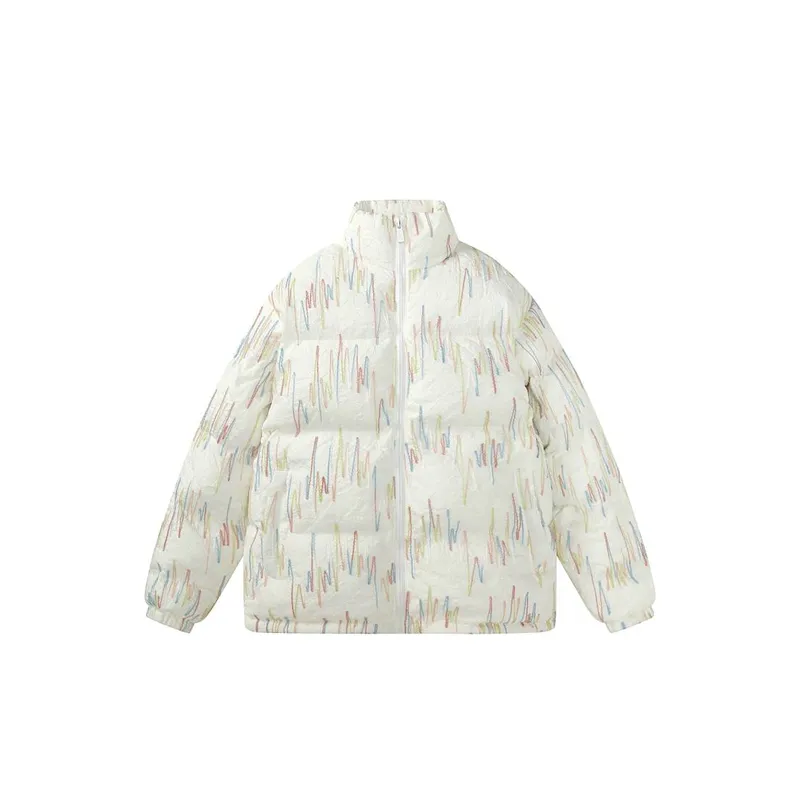 HELIPORT Apron Rainbow Woven Cotton padded Coat Trendy Jacket-0