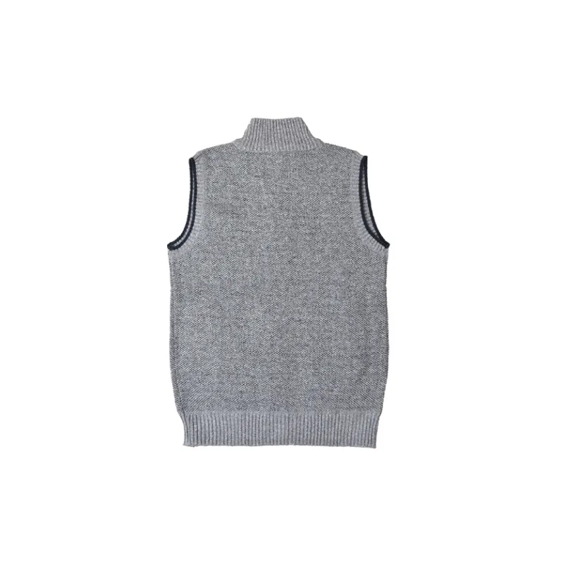 Casual Loose Cotton Blended Fabric Vest-3