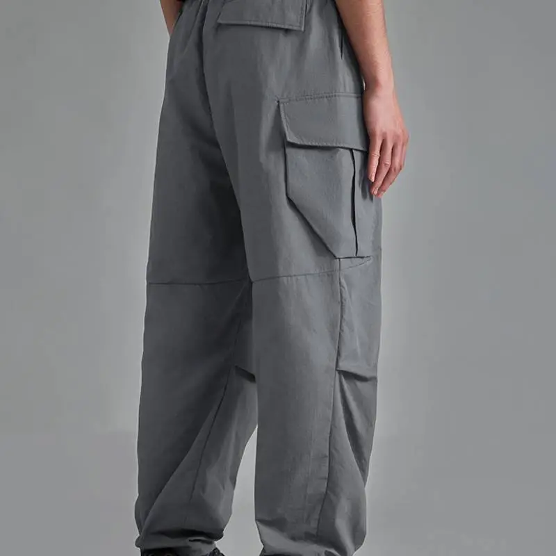 Basics Simple 100% Nylon Casual Pants-7