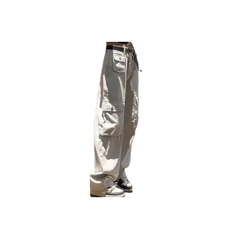 Retro Loose Cargo Pants Women-1