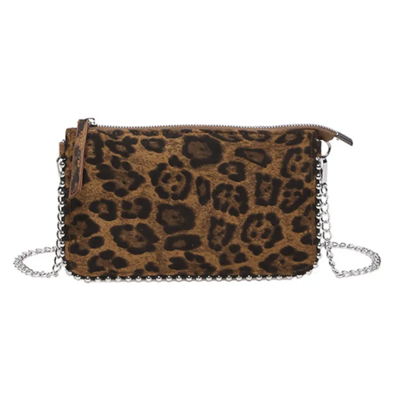 Fashionable Leopard Print Crossbody Bag-2