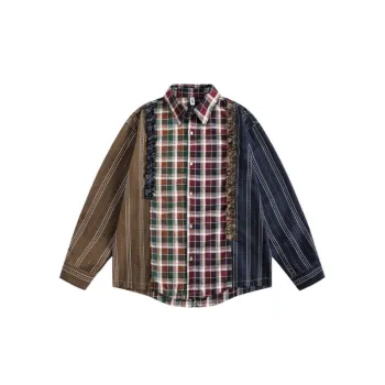 Trendy Plaid Long Sleeved Shirt