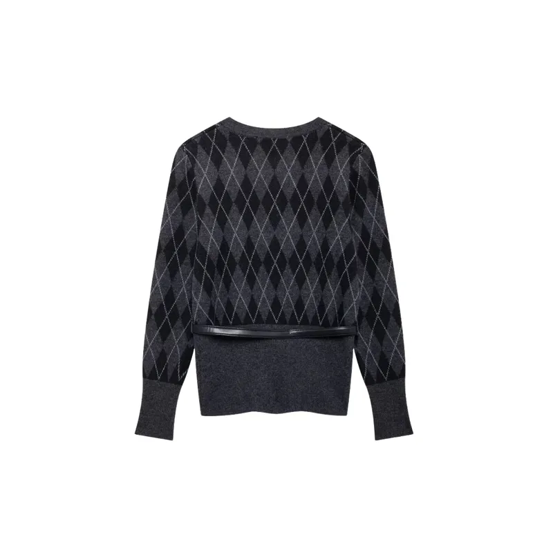Casual Loose Polyester Sweater Women-1