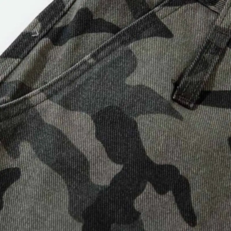 Retro Loose Cotton Blended Fabric Casual Shorts-3