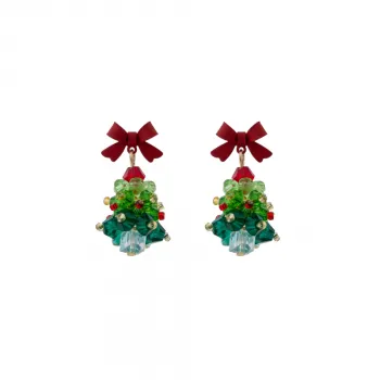 Cute Christmas Bow Earring