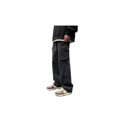 Retro Straight Casual Pants Trendy Brand Ins Wide-leg Long Pants