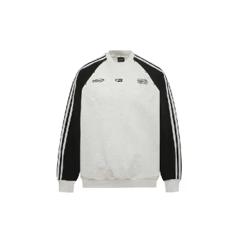 Fashionable Loose Cotton Blended Fabric Sweatshirt