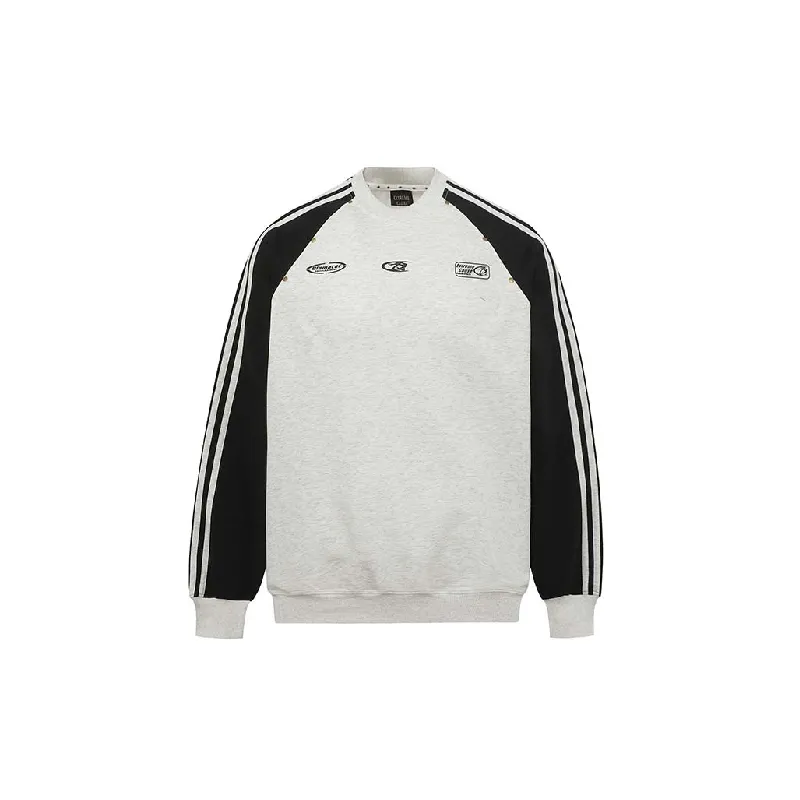 Fashionable Loose Cotton Blended Fabric Sweatshirt-2