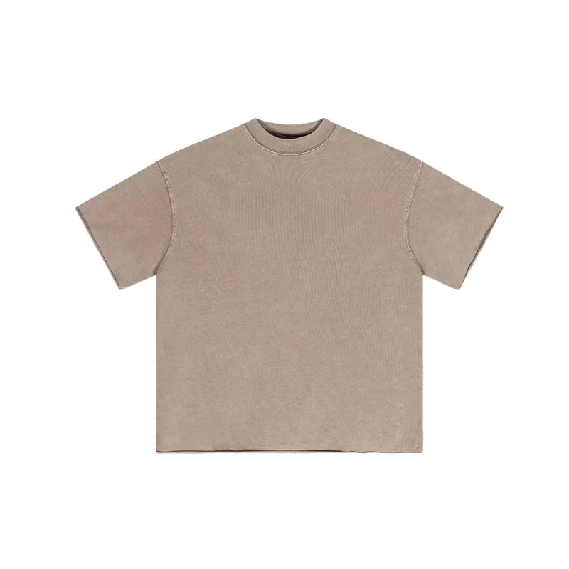 Fashionable Simple Cotton T Shirt-14