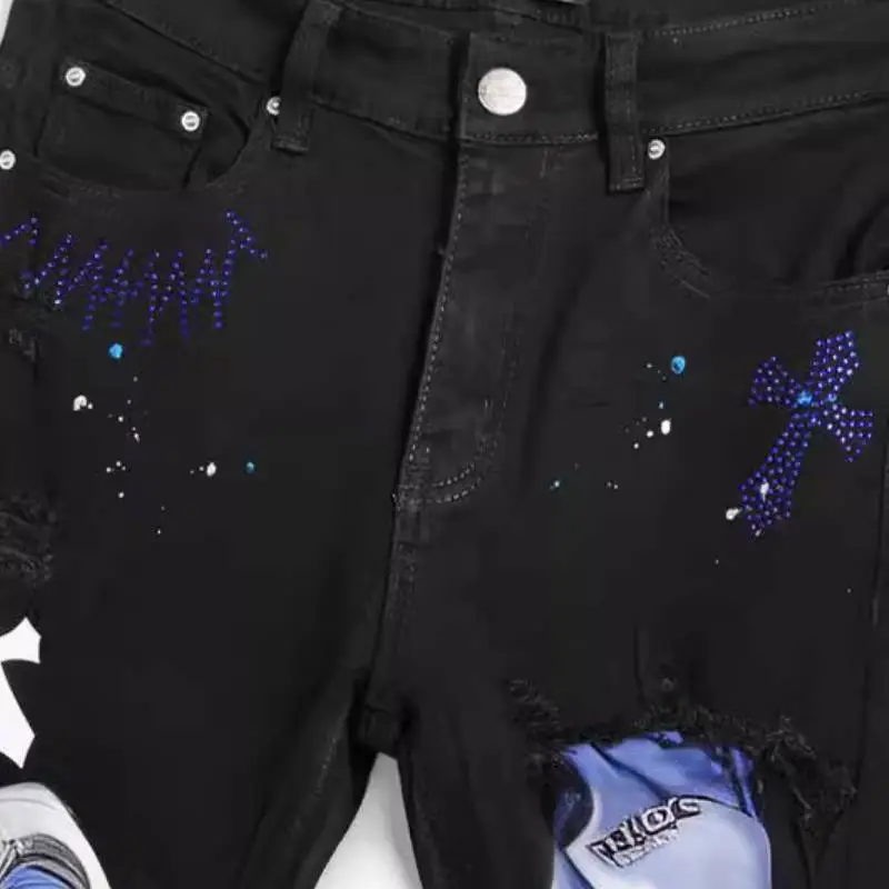 Embroidery Street Jeans-2