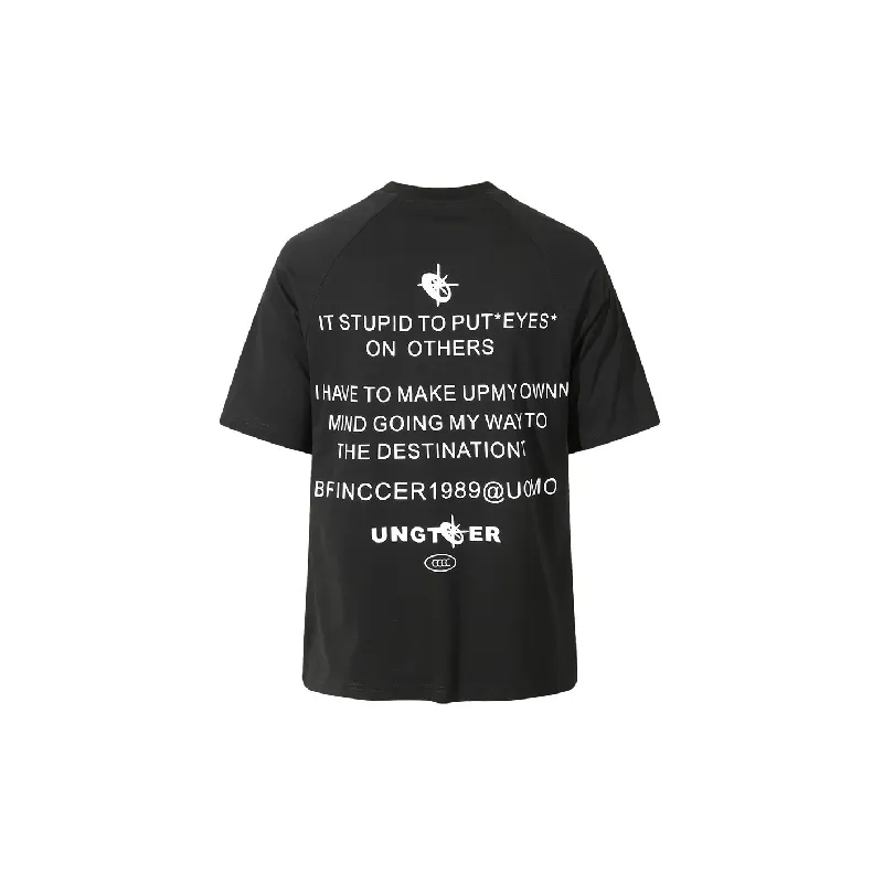 Street Letter 100% Cotton T Shirt-3