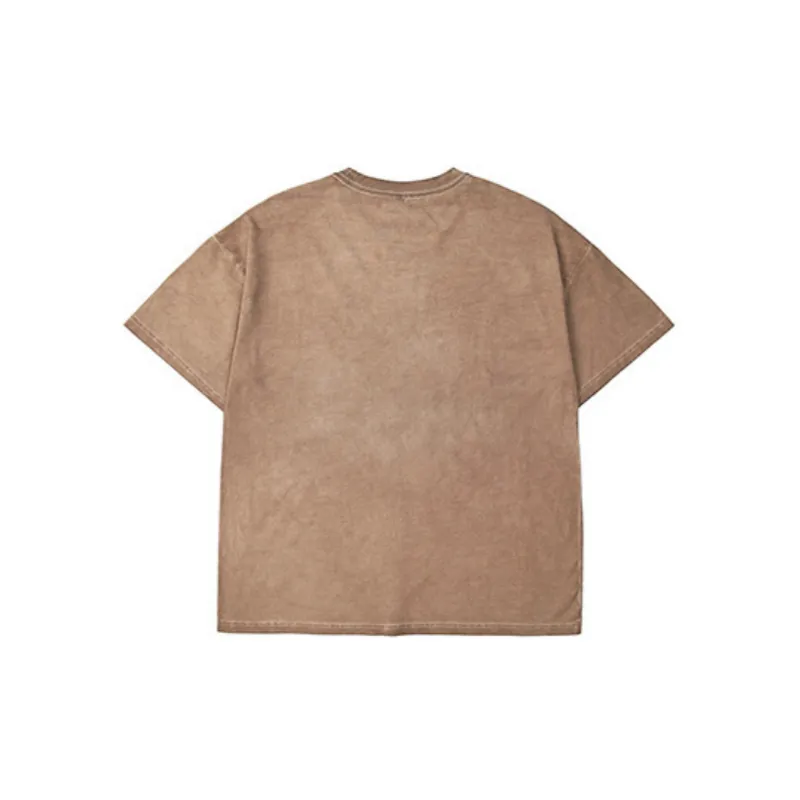 Simple Loose 100% Cotton T Shirt-1