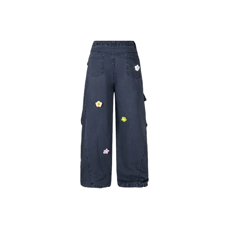 Retro Embroidery Jeans-1