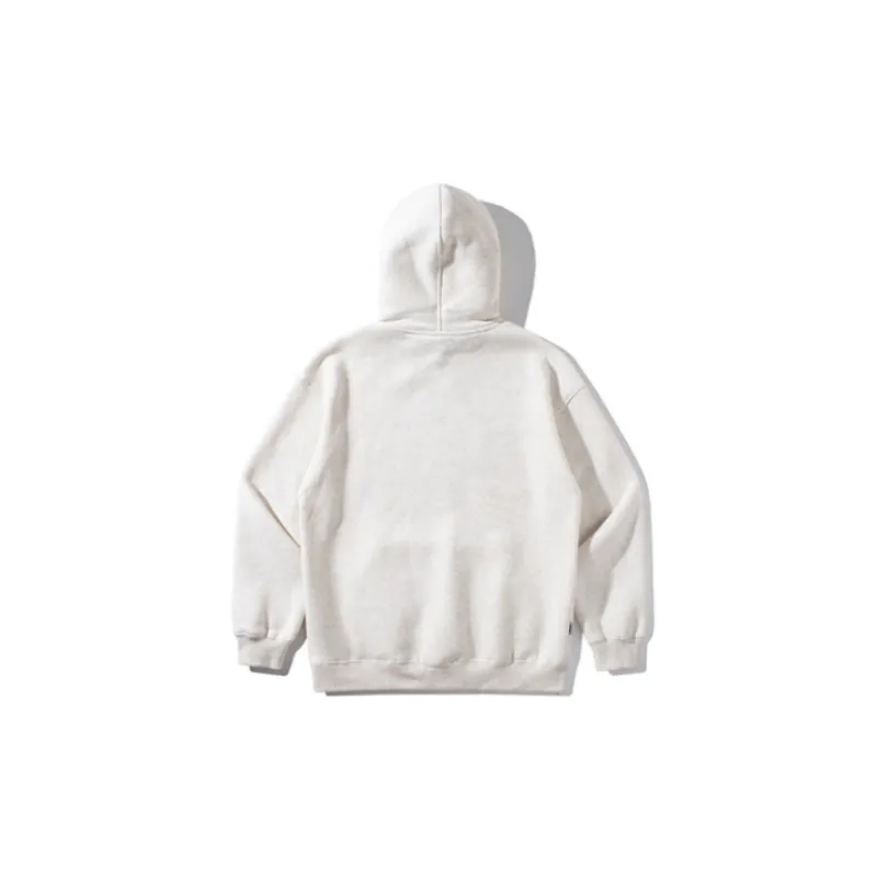 Printing Graffiti Fleece lined Hooded Jacket-1