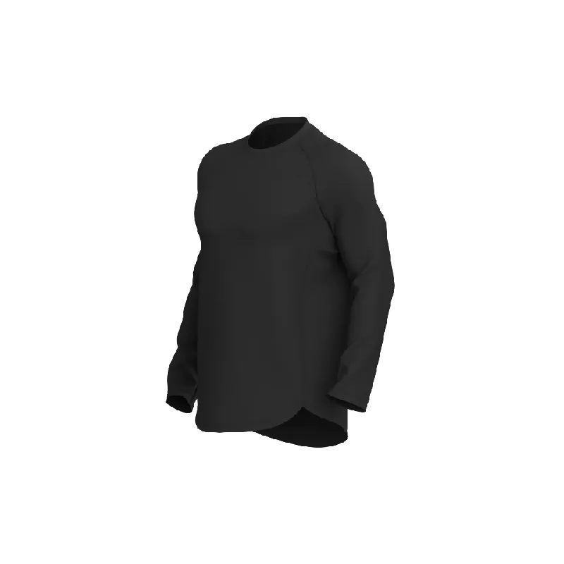 Simple Plain Blended Synthetic Fabrics T Shirt-1