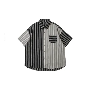 Pocket Decoration Lapel Short Sleeved Shirt