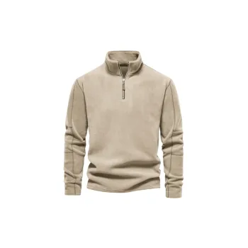 Simple Plain Polyester Sweatshirt