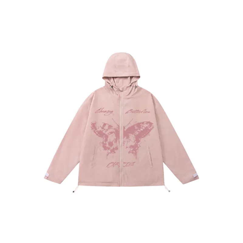 Niche Butterfly Alphabet Design Neutral Jacket-2