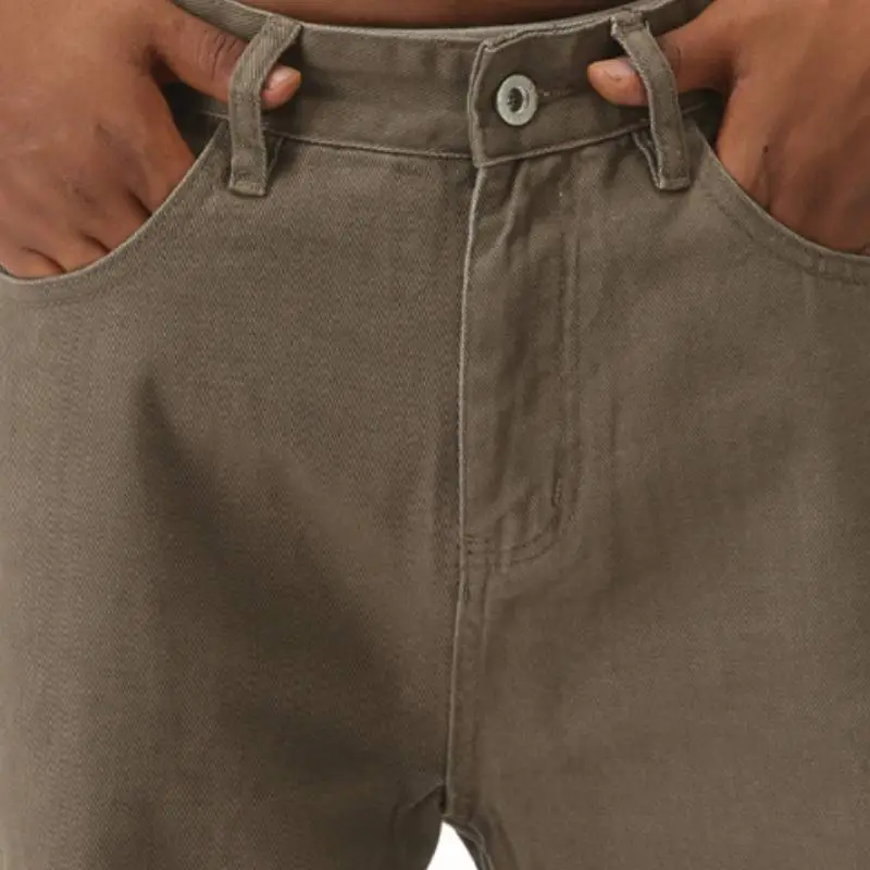 Casual Straight Leg Jeans-5