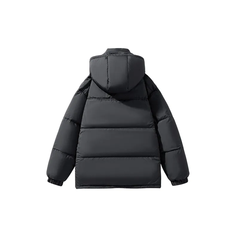 Casual Fashionable White Duck Down Jacket-9