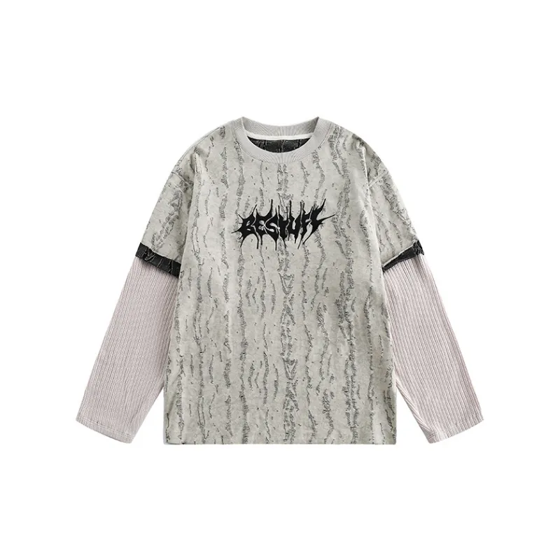 Personality Hole Hip Hop Sweatshirt-0