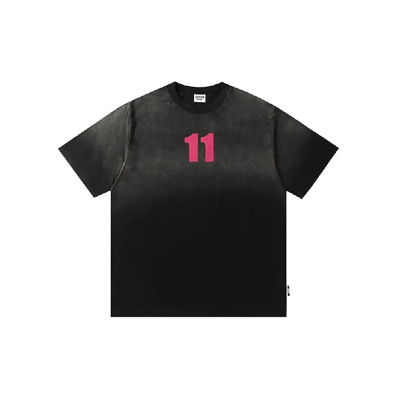 Retro Loose Cotton Blended Fabric T-Shirt-0
