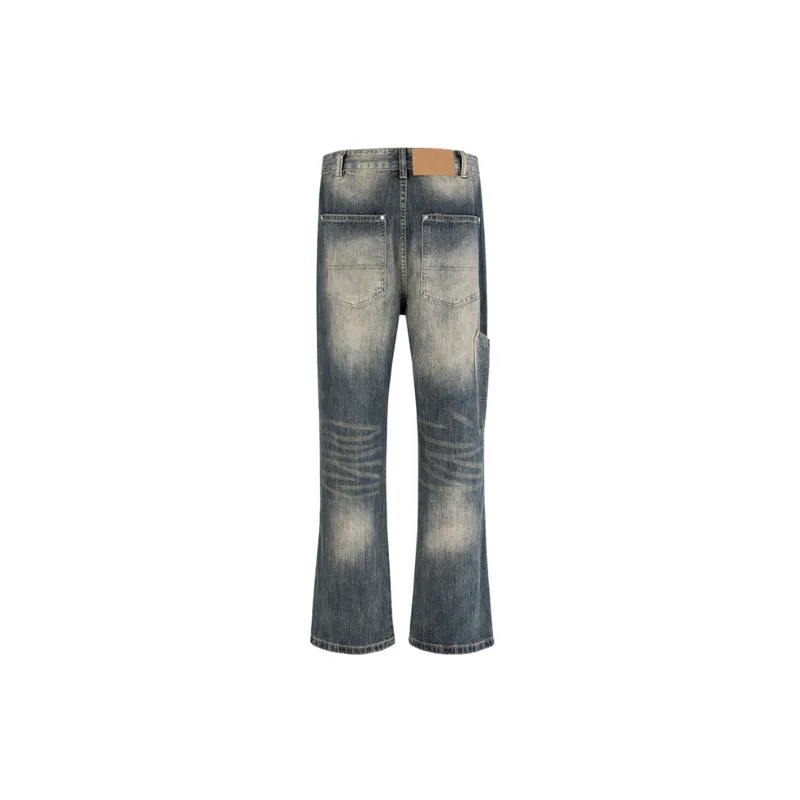 Destroyed Washed Jeans-1
