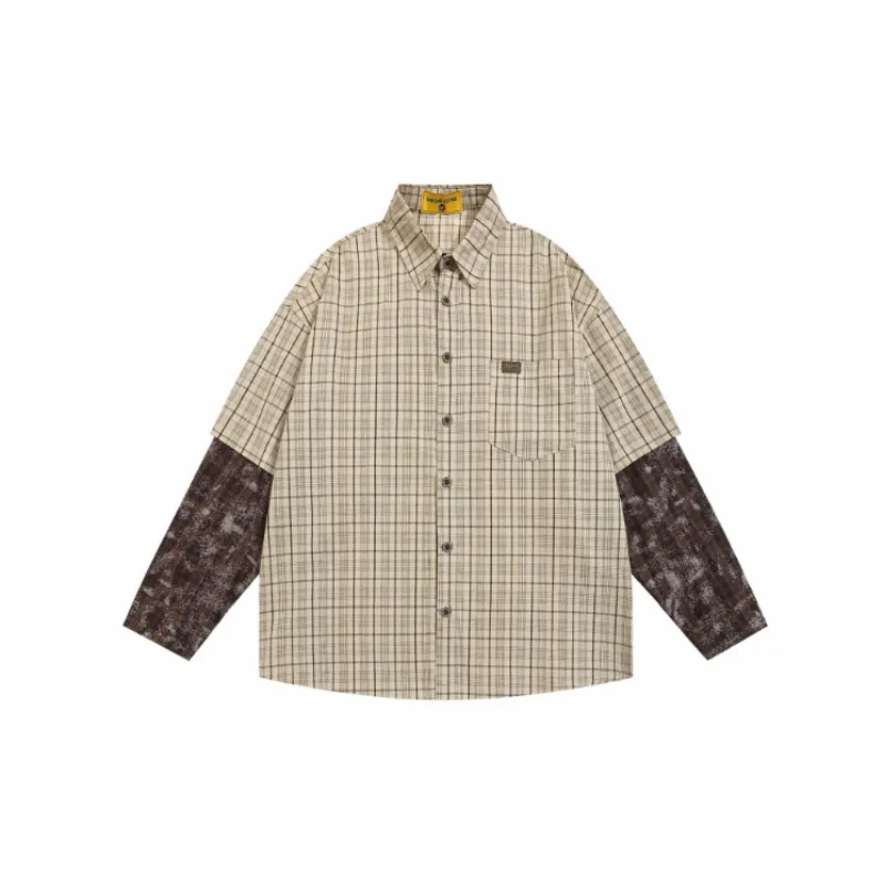 Fashion Plaid Retro Shirt-0